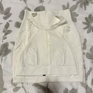 White Lulu Bodycon Set Small